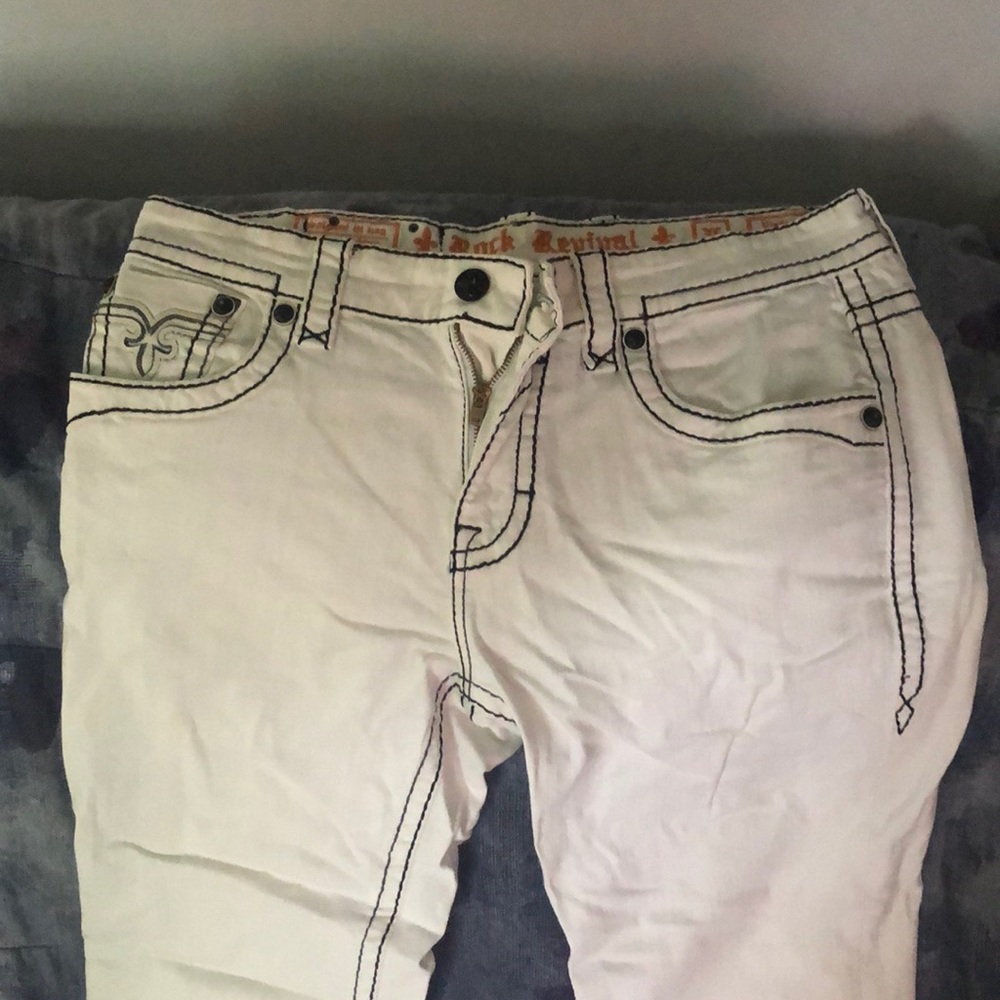 White jeans